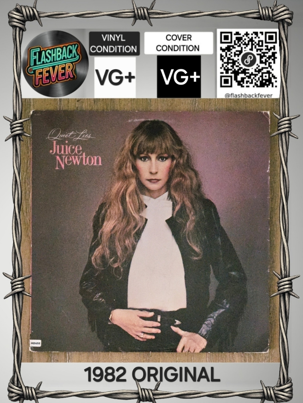 JUICE NEWTON•Quiet Lies•1982 US (#ST-12210) RCA-MS Pressing